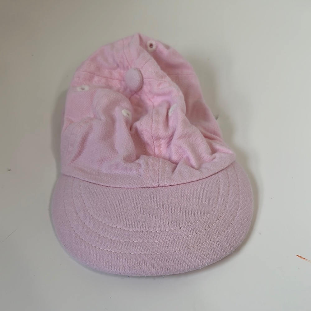 Miniwear pink baseball cap size 0-3 months